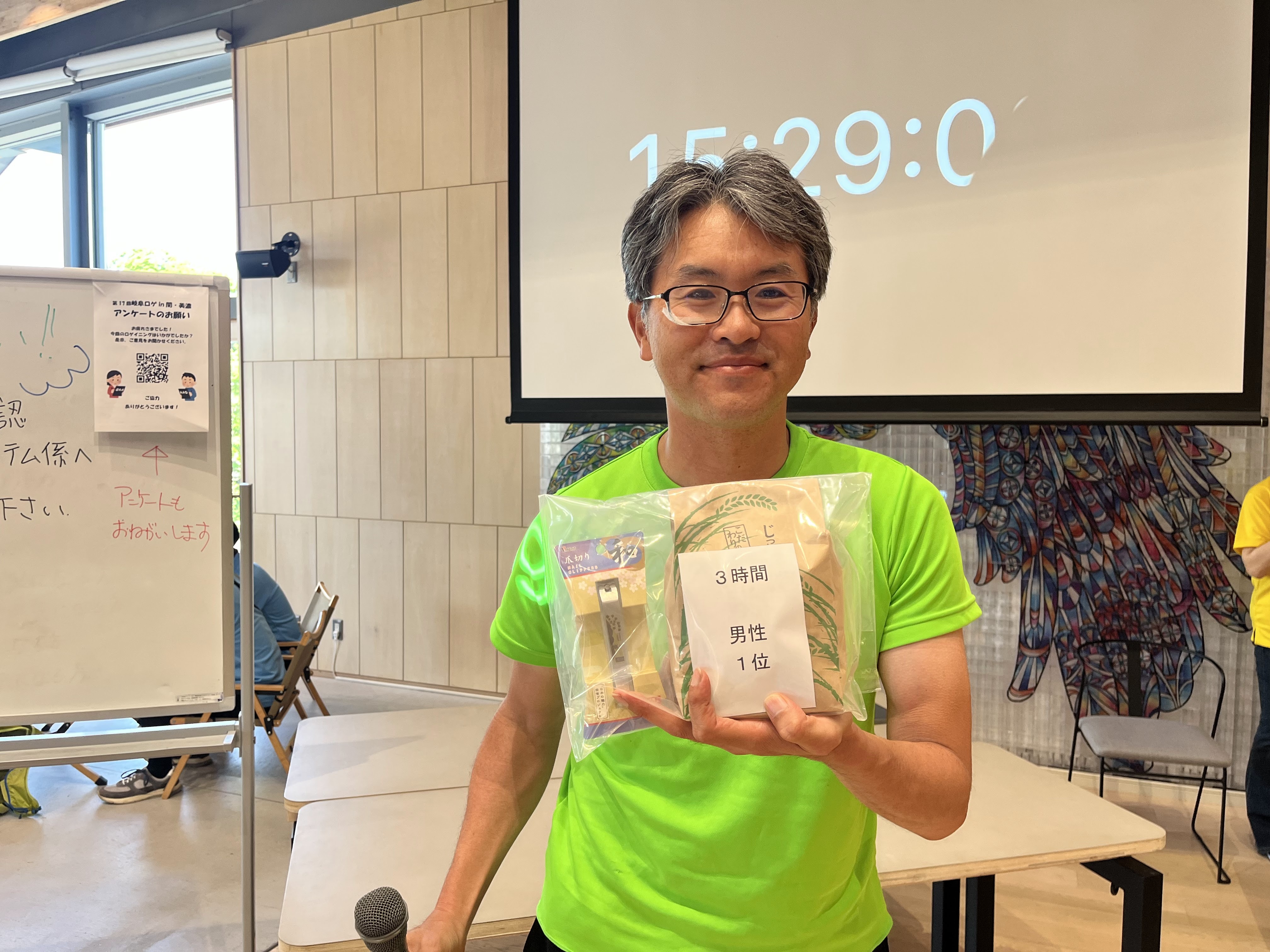 3時間ソロ男子部門受賞